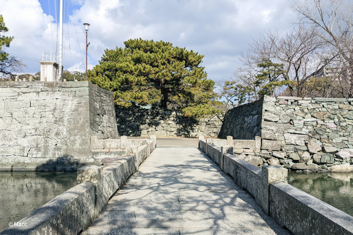 徳島城の石垣