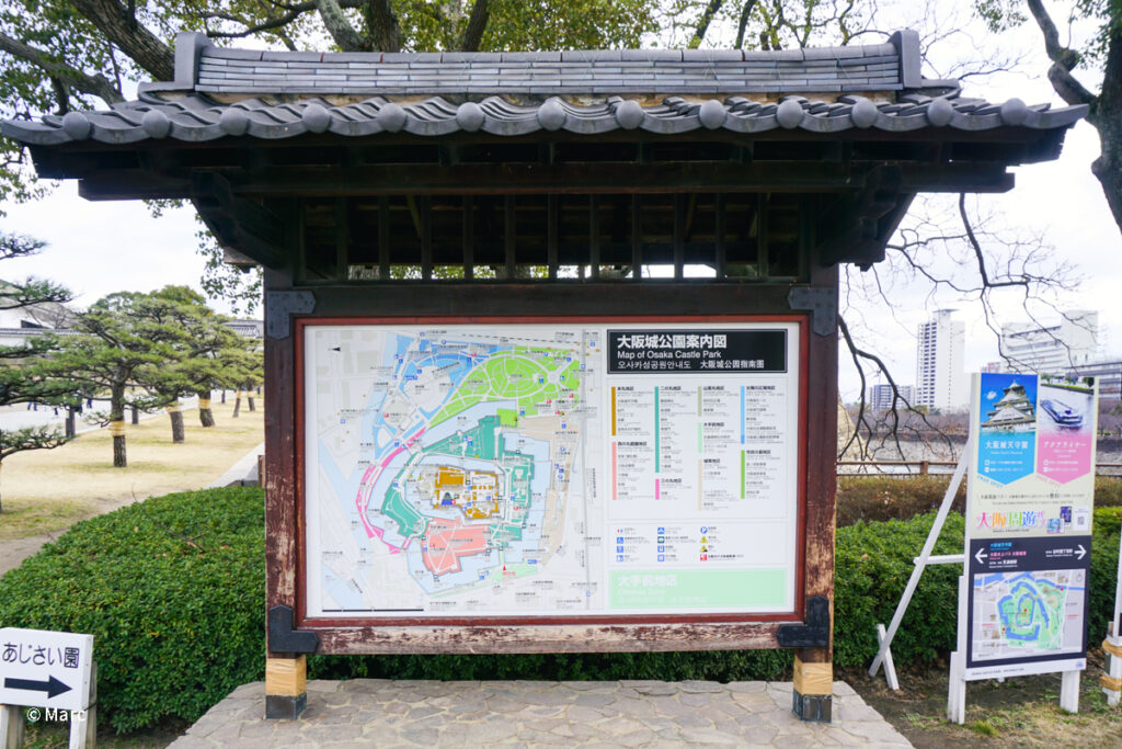大阪城公園案内図